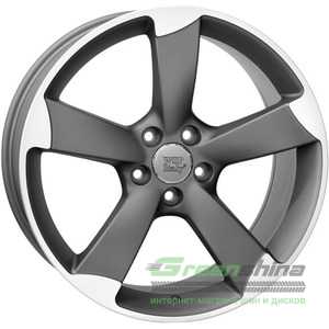 Купить WSP ITALY GIASONE W567 MATT GUN METAL POLISHED R19 W8.5 PCD5x112 ET43 DIA66.6