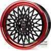 Купити Легковой диск BORBET B Black Rim Red R18 W8 PCD5x112 ET45 DIA66.5