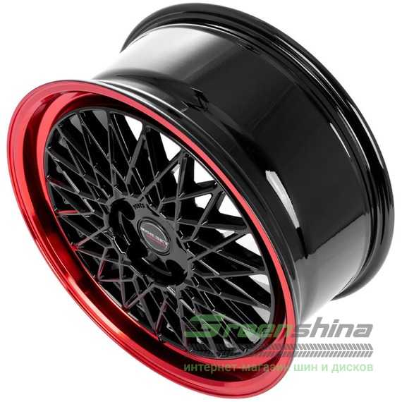 Купить Легковой диск BORBET B Black Rim Red R18 W8 PCD5x112 ET45 DIA66.5