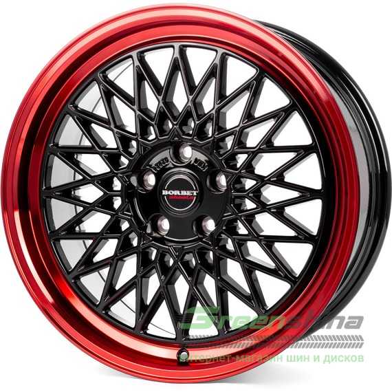 Купити Легковой диск BORBET B Black Rim Red R18 W8 PCD5x112 ET45 DIA66.5