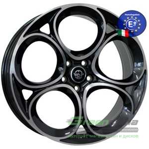 Купить WSP ITALY SANKT MORITZ W262 GLOSSY BLACK POLISHED R20 W8.5 PCD5x110 ET31 DIA65.1