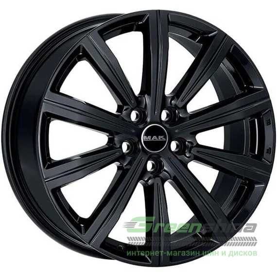 Купити Легковий диск MAK BIRMINGHAM GLOSS BLACK R19 W8 PCD5X108 ET45 DIA63.4