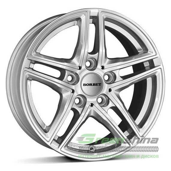 Купить BORBET XR brilliant silver R17 W7.5 PCD5x112 ET29 DIA66.6