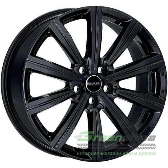 Купити Легковий диск MAK BIRMINGHAM GLOSS BLACK R20 W8.5 PCD5X120 ET35 DIA64.1