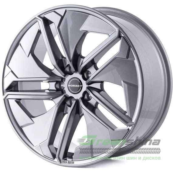 Купить Легковой диск BORBET TX METAL GREY GLOSSY R20 W9 PCD5x112 ET20 DIA66.5