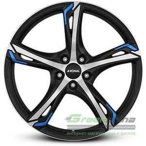 Купити Легковий диск RONAL R62 JBM/FC BLUE R18 W7.5 PCD5x112 ET50 DIA76.1