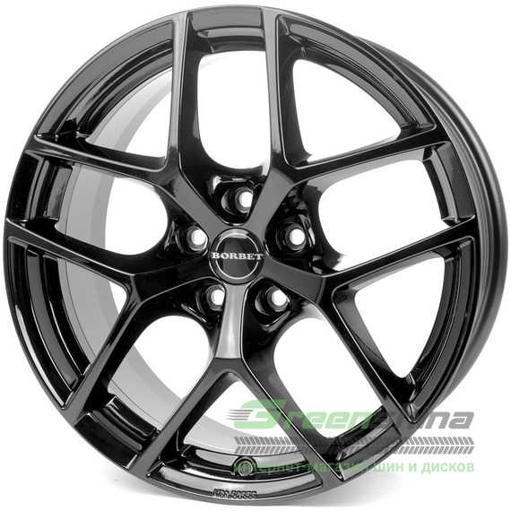 Купить Легковой диск BORBET Y BLACK GLOSSY R17 W7.5 PCD5x112 ET37 DIA66.5