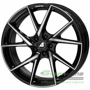 Купить Легковой диск ALUTEC ADX.01 Diamond Black Front Polished R18 W8.5 PCD5x112 ET30 DIA70.1