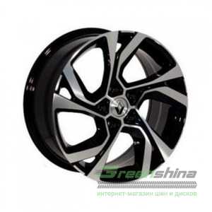 Купить Легковой диск REPLICA RN5229 Black Machine Face R17 W7.5 PCD5x114,3 ET40 DIA73.1