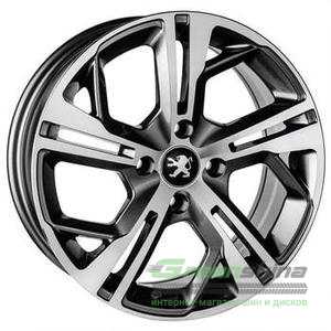 Купити Легковий диск REPLICA PG5139 Grey Machine Face R15 W6.5 PCD4x108 ET18 DIA65.1