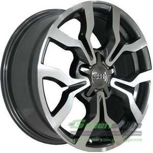 Купить Легковой диск REPLICA A60 Black Machine Face R18 W8.0 PCD5x112 ET35 DIA66.56