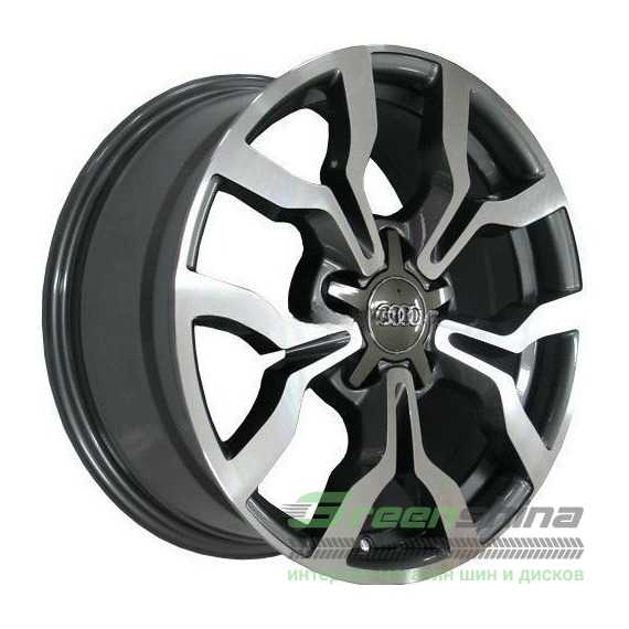 Купити Легковий диск REPLICA A60 Black Machine Face R18 W8.0 PCD5x112 ET35 DIA66.56
