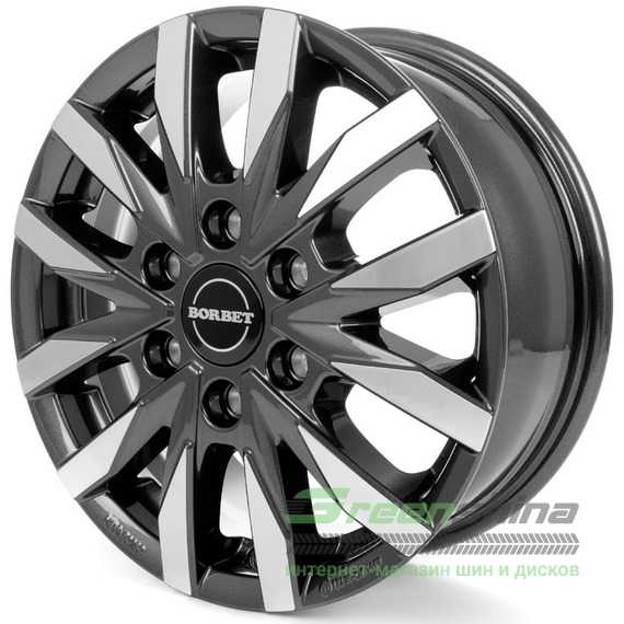 Купити Легковой диск BORBET CW6 Mistral Anthracite Polished Glossy R16 W6.5 PCD6x130 ET54 DIA84.1