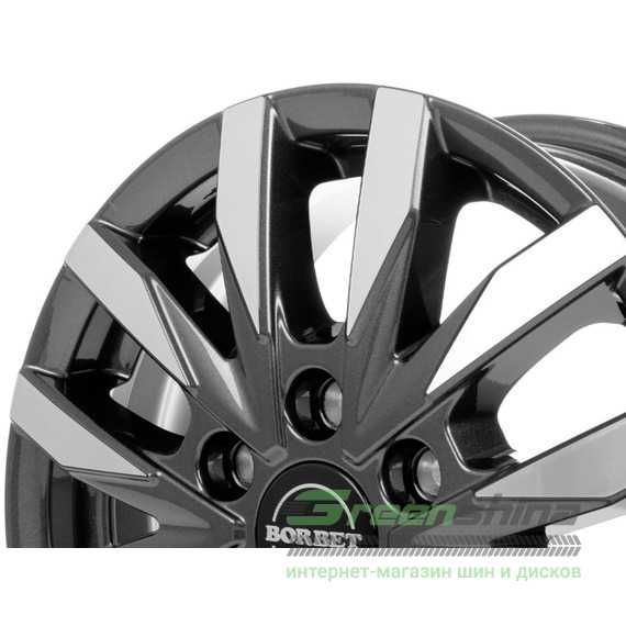 Купити Легковой диск BORBET CW6 Mistral Anthracite Polished Glossy R16 W6.5 PCD6x130 ET54 DIA84.1