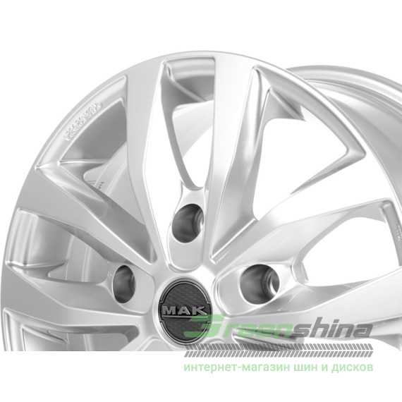 Купити Легковий диск MAK LOAD 5 SILVER R17 W7 PCD5x112 ET51 DIA66.1