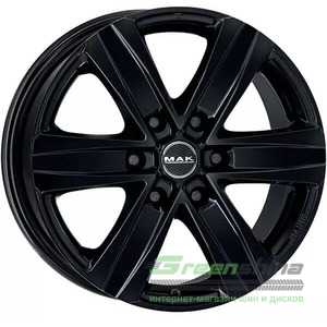 Купити Легковий диск MAK STONE6 GLOSS BLACK R18 W8 PCD6x139.7 ET15 DIA106.1