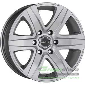 Купити Легковий диск MAK STONE6 SILVER R18 W8 PCD6x139.7 ET15 DIA106.1