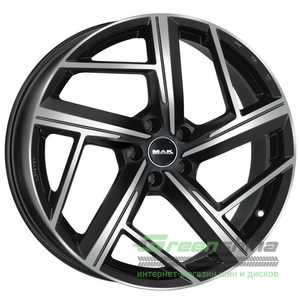 Купити Легковий диск MAK QVATTRO BLACK MIRROR R20 W8.5 PCD5x112 ET38 DIA57.1