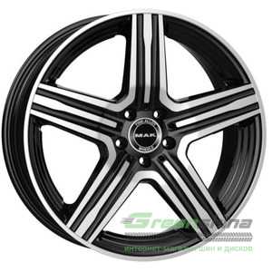 Купити Легковий диск MAK Lewis Black Mirror R20 W8.5 PCD5x112 ET40 DIA66.6