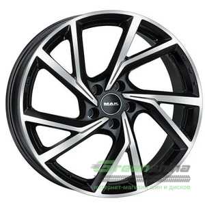 Купить Легковой диск MAK KASSEL BLACK MIRROR R17 W7 PCD5x100 ET46 DIA57.1