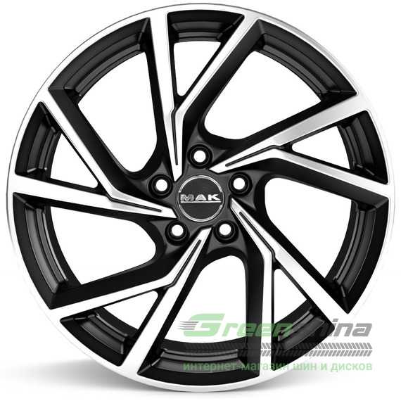 Купить Легковой диск MAK KASSEL BLACK MIRROR R18 W8 PCD5x112 ET30 DIA57.1