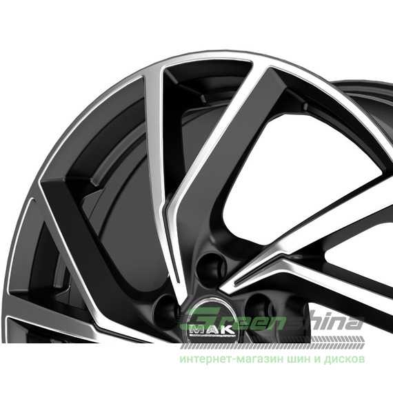 Купить Легковой диск MAK KASSEL BLACK MIRROR R18 W8 PCD5x112 ET30 DIA57.1