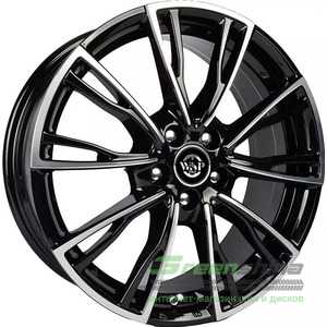 Купити Легковий диск WSP ITALY WD006 Lugano Glossy Black Polished R21 W8.5 PCD5x108 ET44.5 DIA63.4